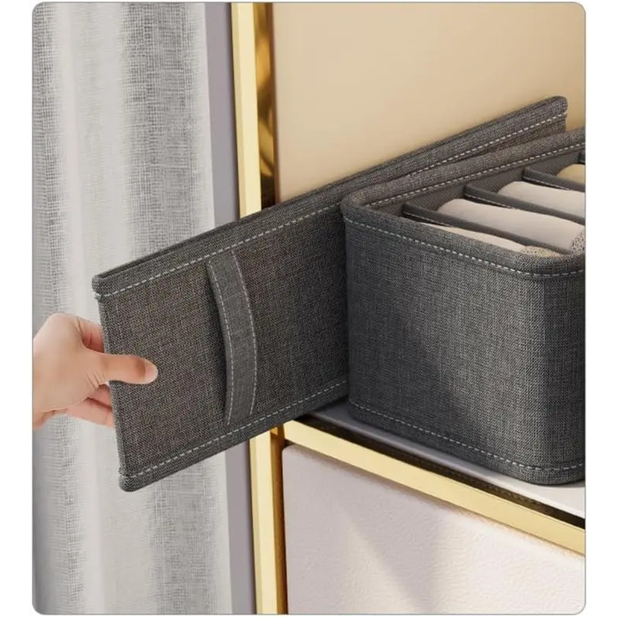 Drawer Fabric Foldable Cabinet - Sock Organizer Tray recension och pris