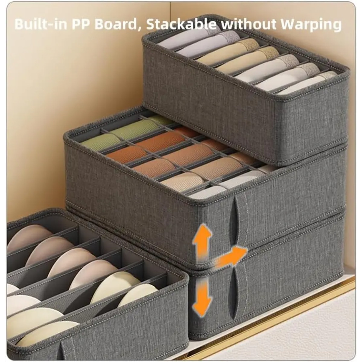Drawer Fabric Foldable Cabinet - Sock Organizer Tray recension och pris