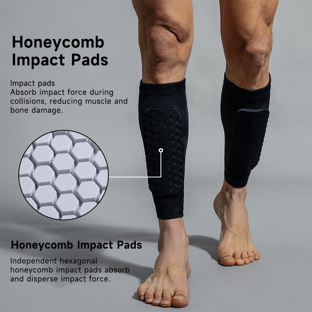 Thickened Soccer Shin Guards C - Compression Sleeve Calf recension och pris