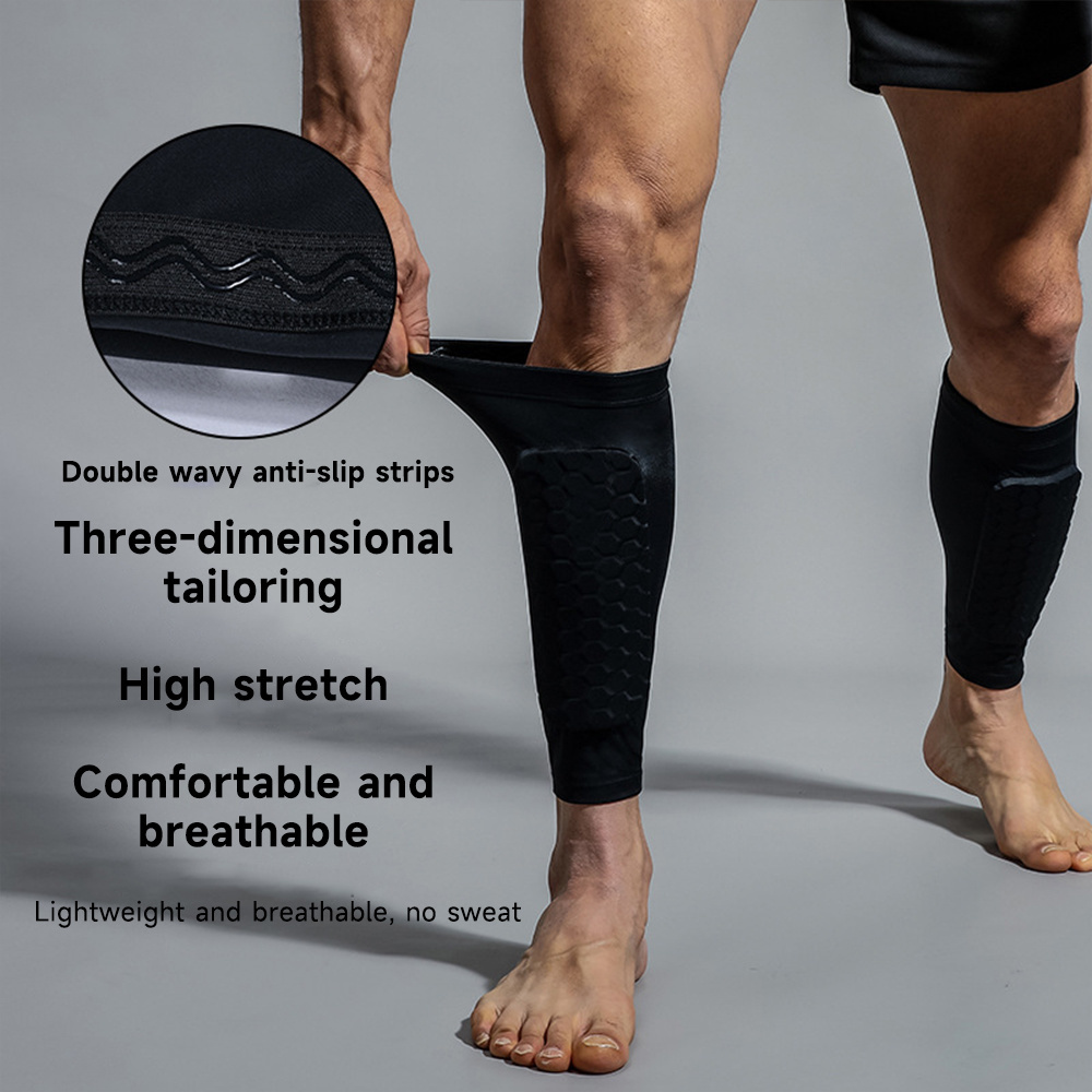 Thickened Soccer Shin Guards C - Compression Sleeve Calf recension och pris