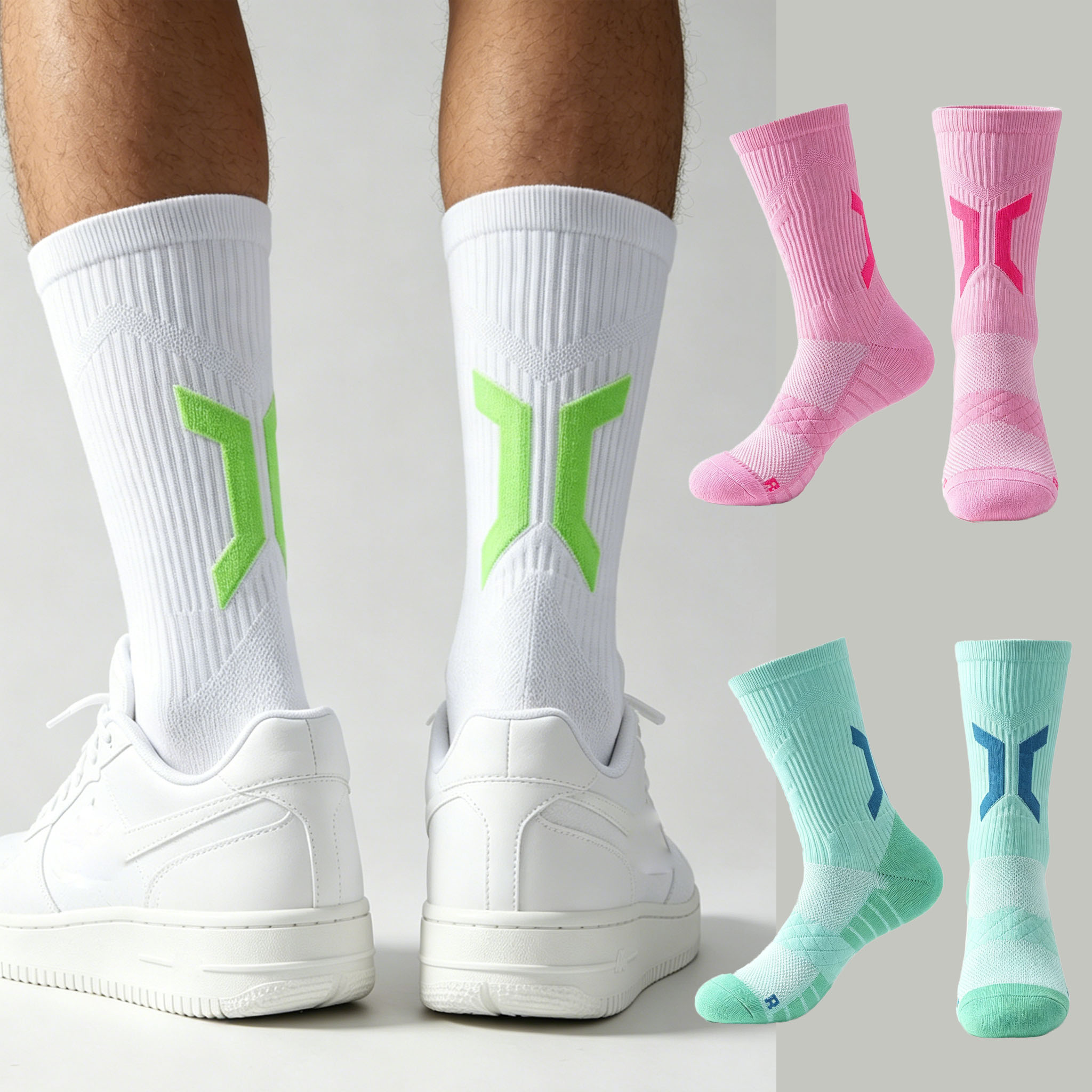 Men's Thick Cushioned Basketba - Athletic Sock Cushion recension och pris